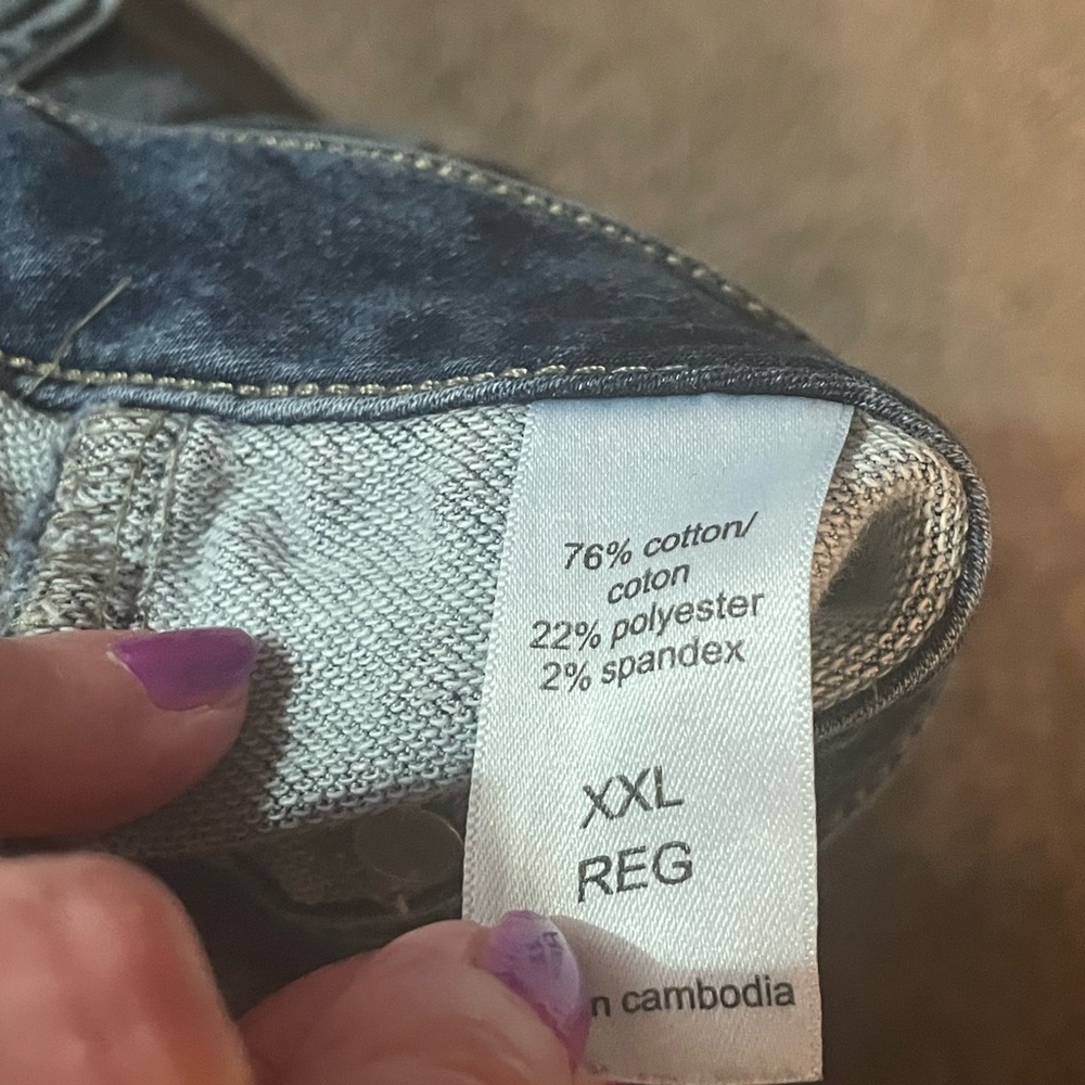Maurices Light Blue Distressed Jeggings xxl (16W) - Picture 2 of 5